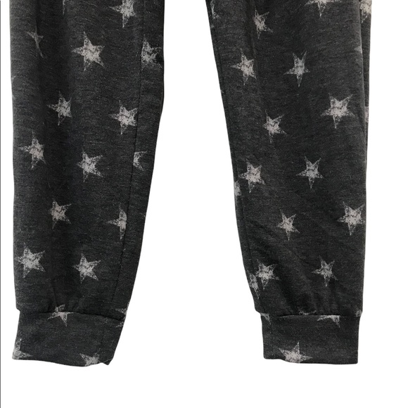 Moa Moa girls Everyday Gray and White Star Jogger Set - Picture 9 of 9